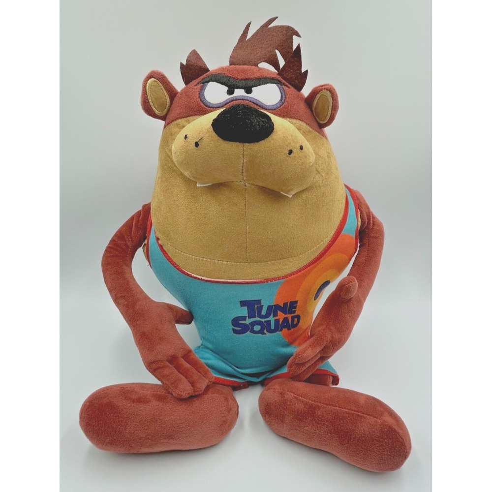 2021 Space Jam, A New Legacy Taz Tune Squad Plush Tasmanian Devil Basketball 15"